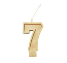 Load image into Gallery viewer, Bio flavored birthday candle number seven
